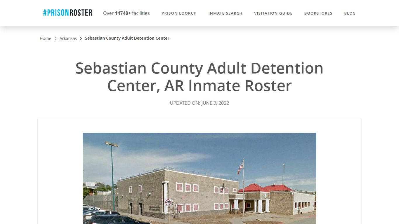 Sebastian County Adult Detention Center, AR Inmate Roster