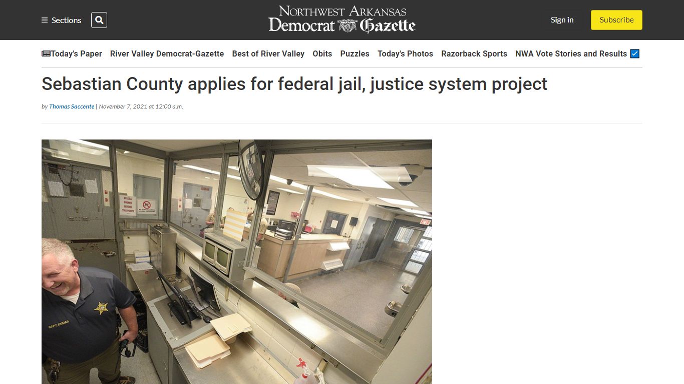 Sebastian County applies for federal jail, justice system ...